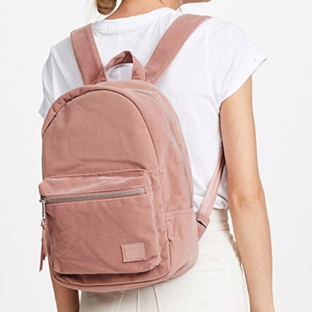 Herschel Supply Co Grove Xs Velvet Backpack Pink